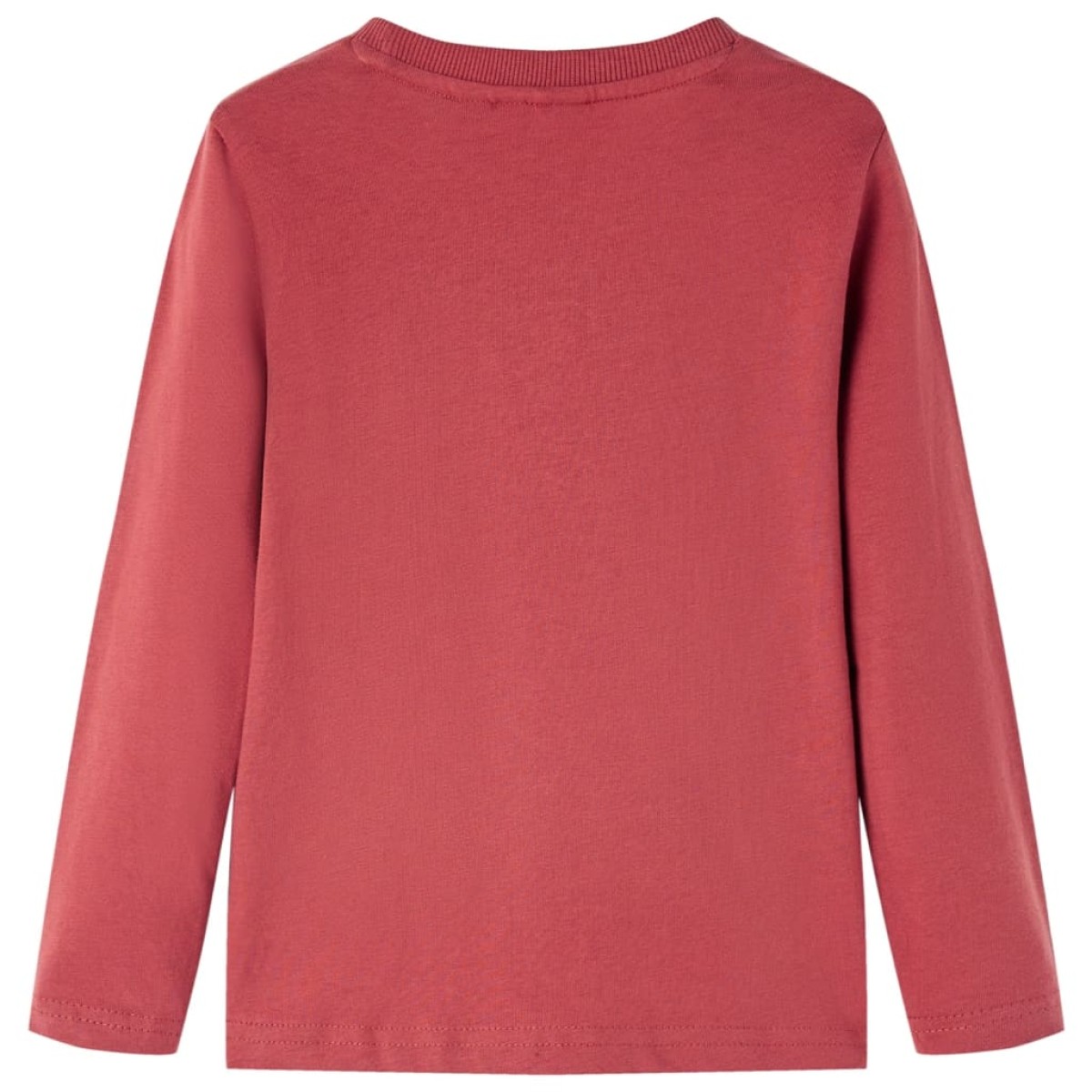 Μπλουζάκι Παιδικό Μακρυμάνικο Χρώμα Burnt Red 116