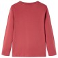 Μπλουζάκι Παιδικό Μακρυμάνικο Χρώμα Burnt Red 140
