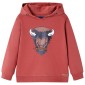 Φούτερ Παιδικό με Κουκούλα Burnt Red 104