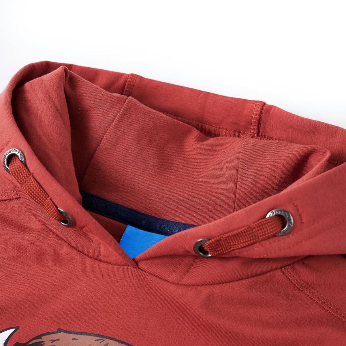 Φούτερ Παιδικό με Κουκούλα Burnt Red 128