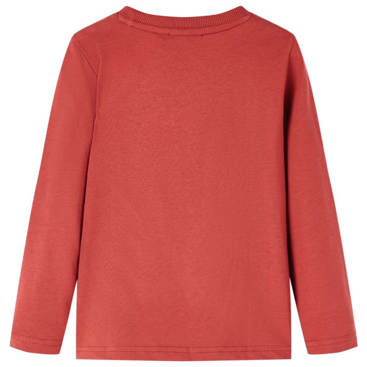 Μπλουζάκι Παιδικό Μακρυμάνικο Χρώμα Burnt Red 128