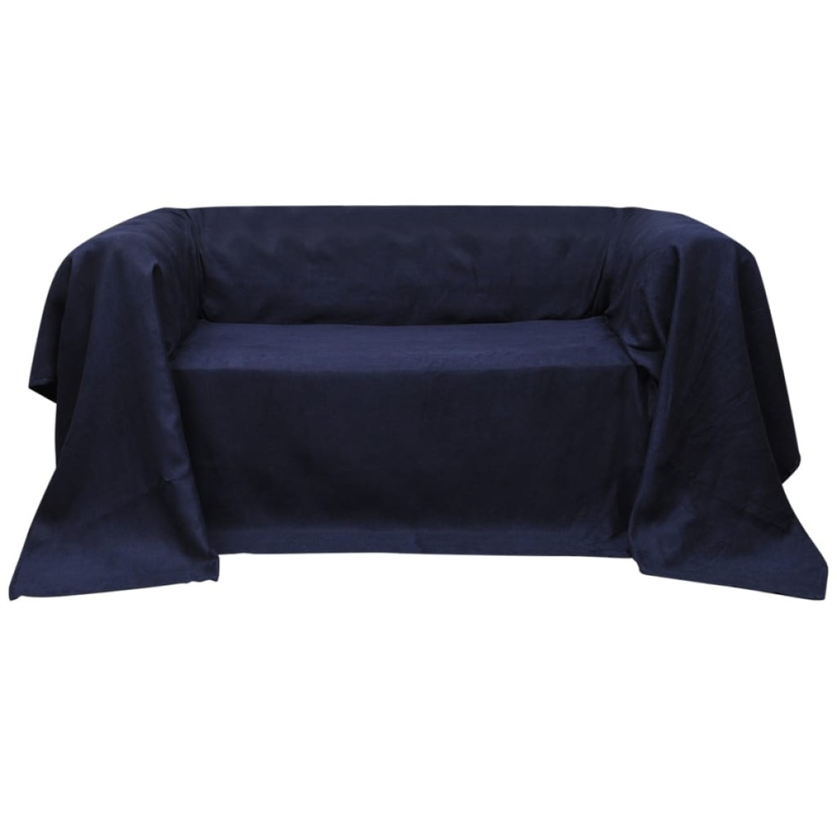Κάλυμμα Καναπέ Ναυτικό Μπλε 140 x 210 εκ. από Micro-suede
