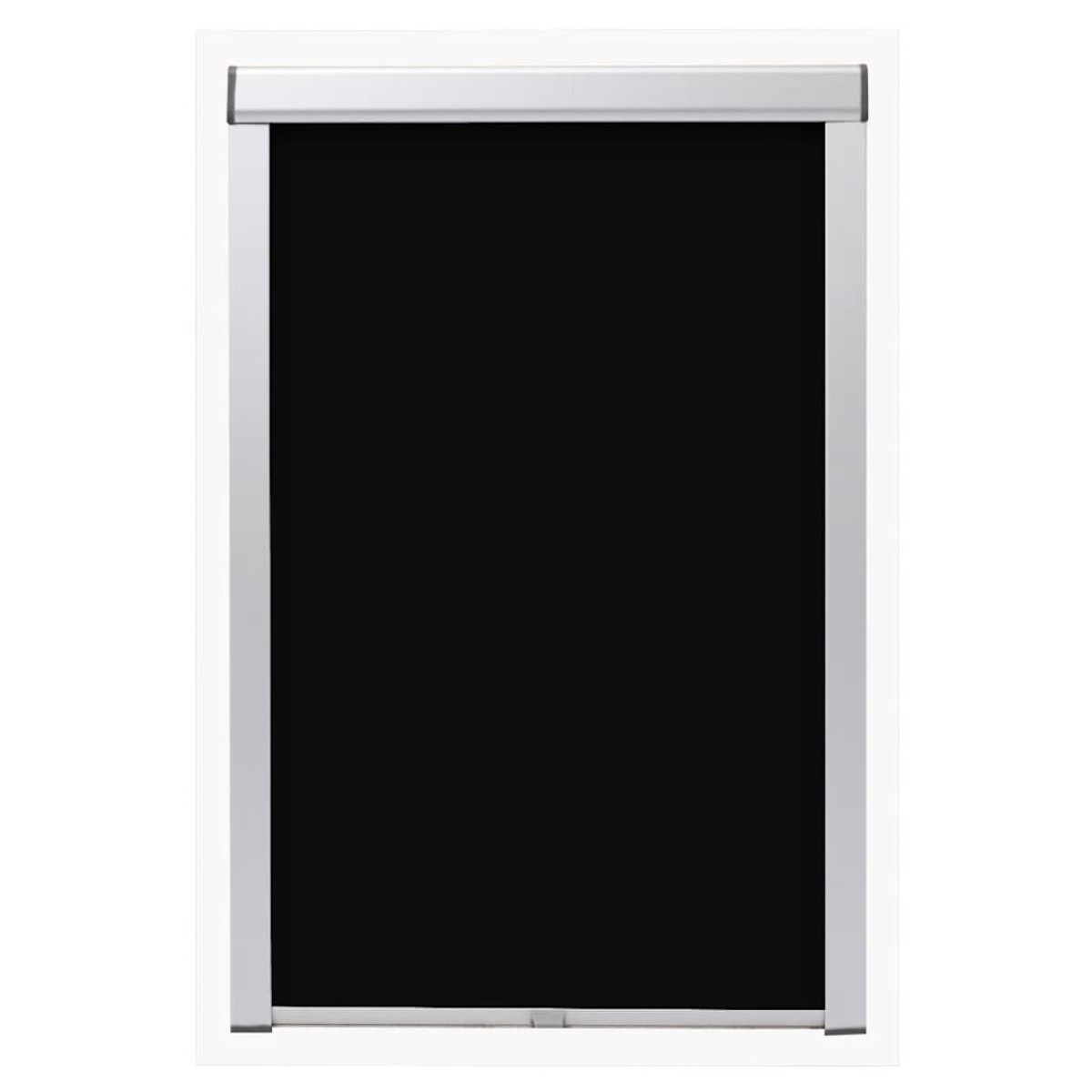 131291 vidaXL Blackout Roller Blinds Black 104