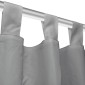 vidaXL Κουρτίνες με Θηλιές 2 τεμ. Γκρι 140 x 225 εκ. από Microsatin