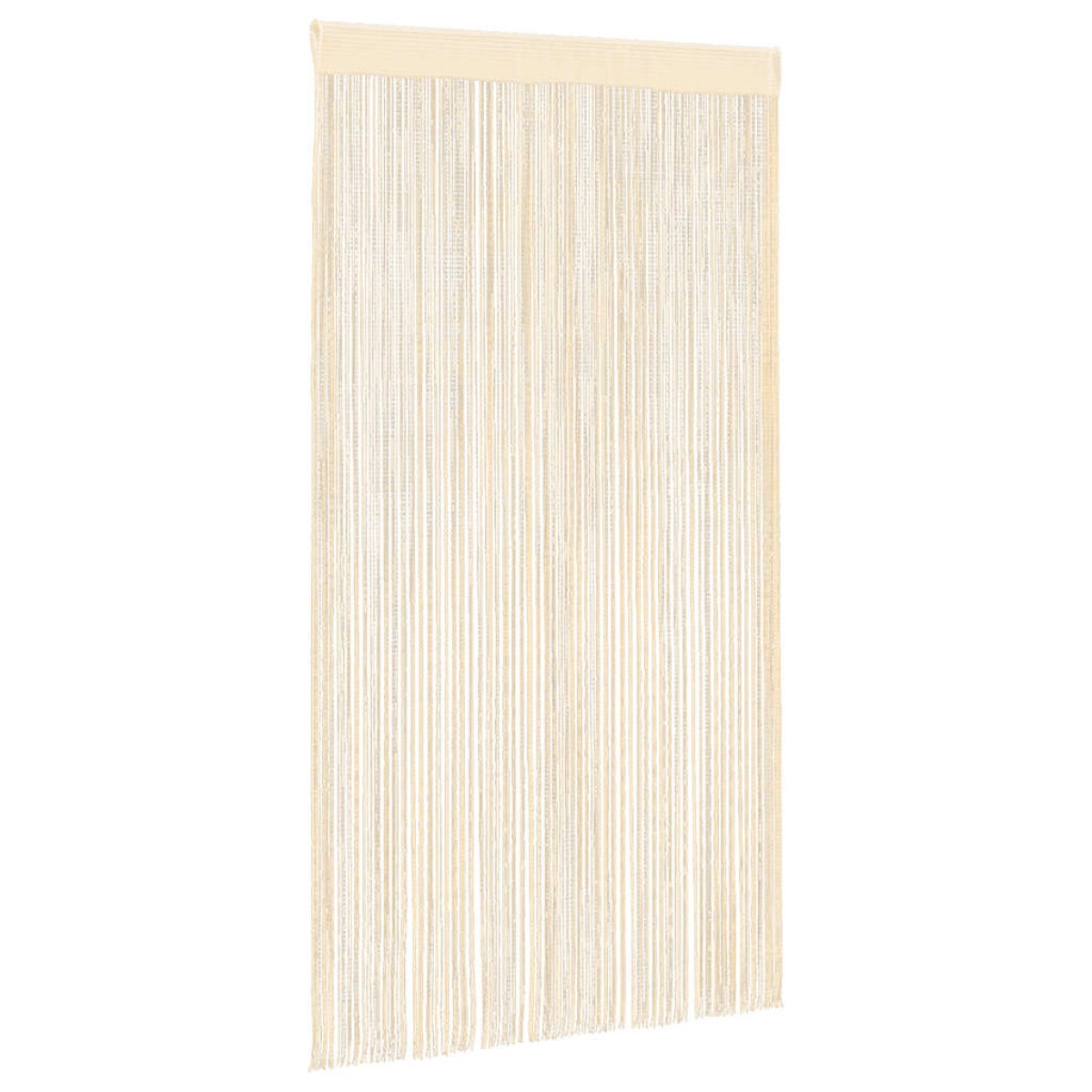vidaXL Κουρτίνες με Κρόσσια 2 τεμ. Κρεμ 140 x 250 εκ.