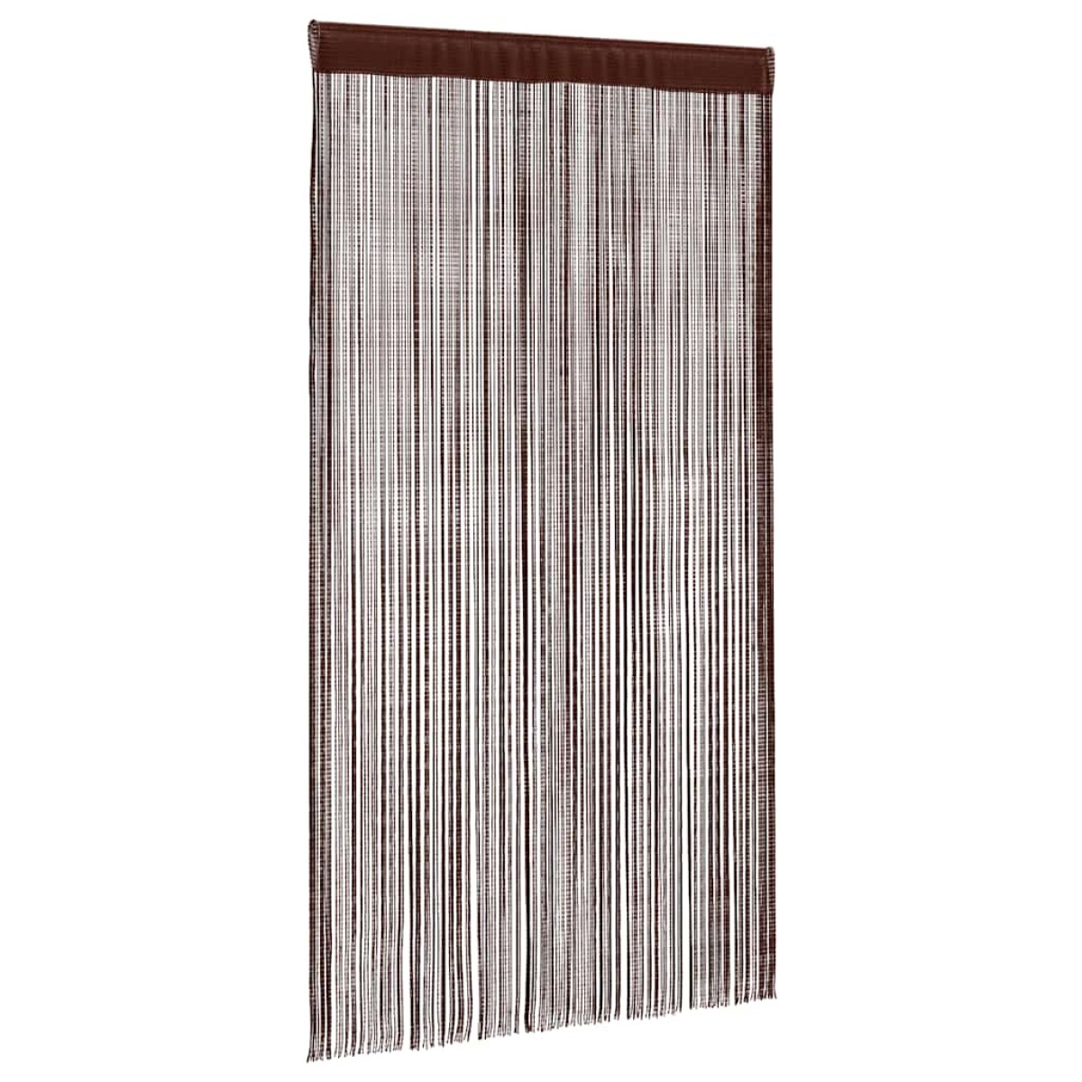vidaXL Κουρτίνες με Κρόσσια 2 τεμ. Καφέ 100 x 250 εκ.