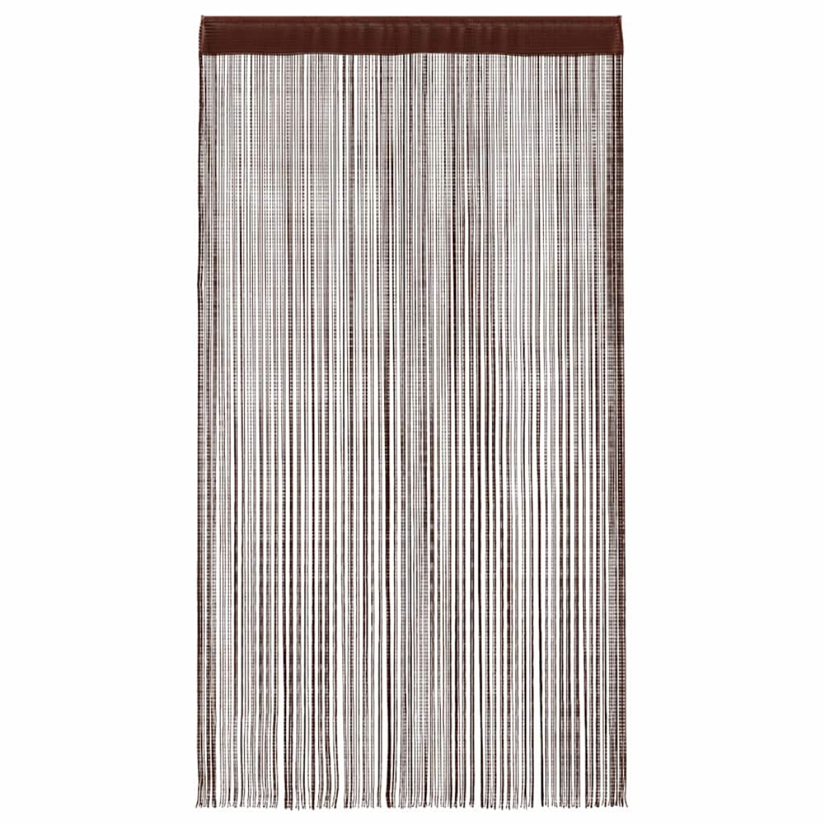 vidaXL Κουρτίνες με Κρόσσια 2 τεμ. Καφέ 100 x 250 εκ.