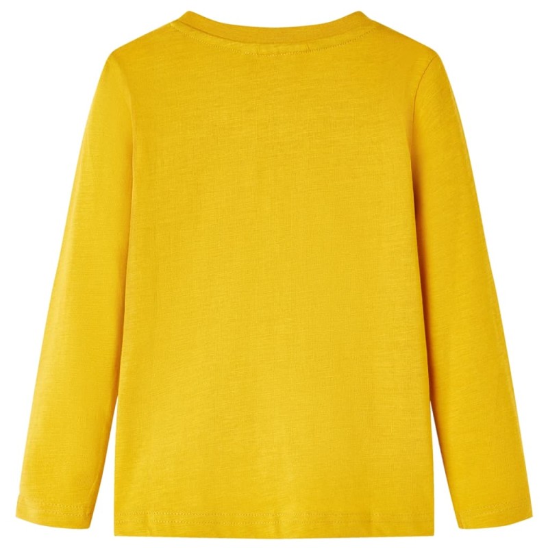 Μπλουζάκι Παιδικό Μακρυμάνικο Ώχρα 128