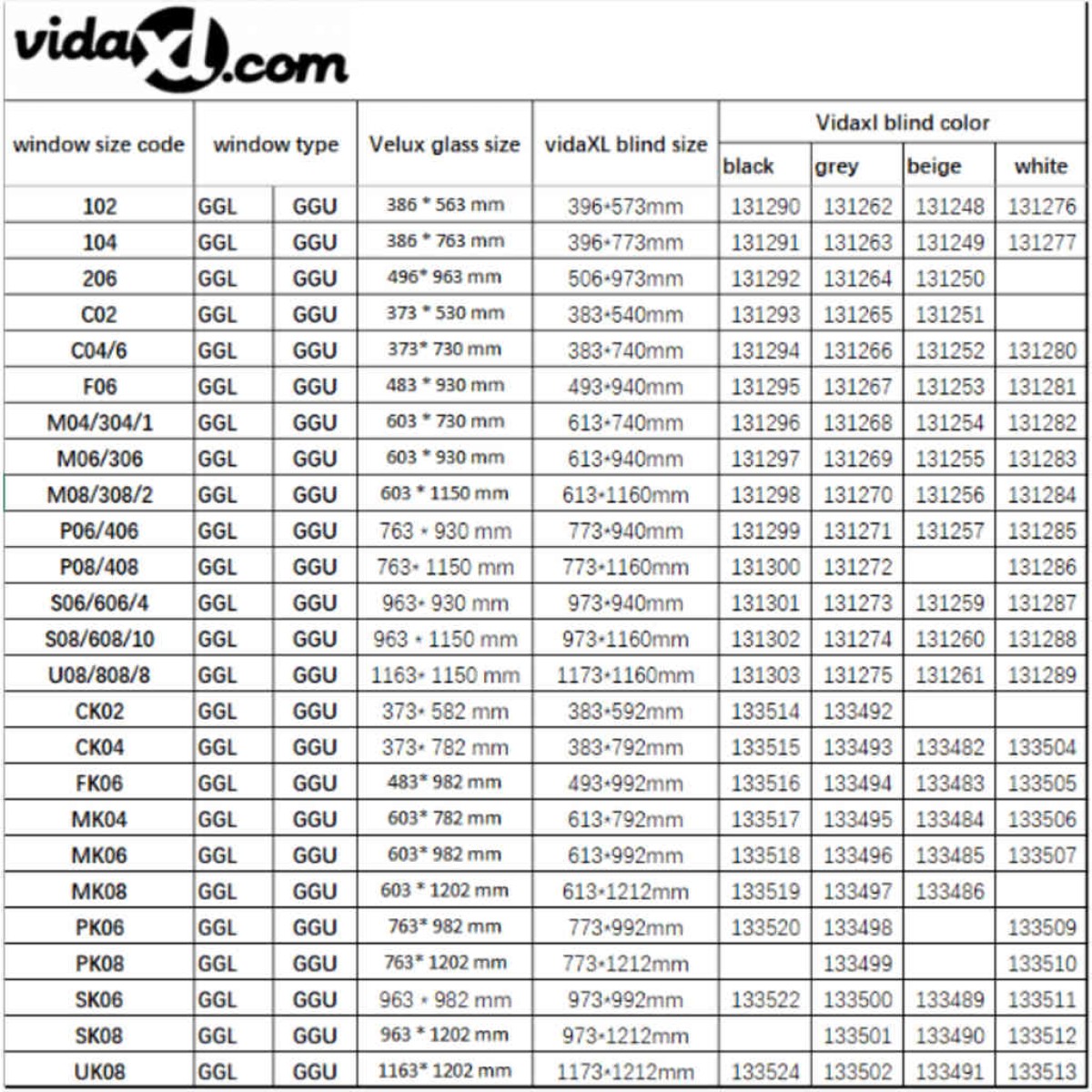 vidaXL Στόρι Ρόλερ Συσκότισης (Blackout) Λευκό CK04