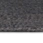 vidaXL Χαλί Χειροποίητο Στρογγυλό Σκούρο Γκρι 150 εκ. από Γιούτα