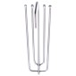 vidaXL Κουρτίνες Συσκότισης με Γάντζους 2 τεμ. Υπόλευκο 140 x 245 εκ.