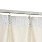 vidaXL Κουρτίνα Συσκότισης με Γάντζους Κρεμ 290 x 245 εκ. Βελούδο