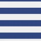 vidaXL Διαχωριστικό Βεράντας Λευκό/Μπλε 90 x 500 εκ. Ύφασμα Oxford