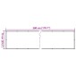 vidaXL Διαχωριστικό Βεράντας Μπεζ 75 x 300 εκ. Ύφασμα Oxford