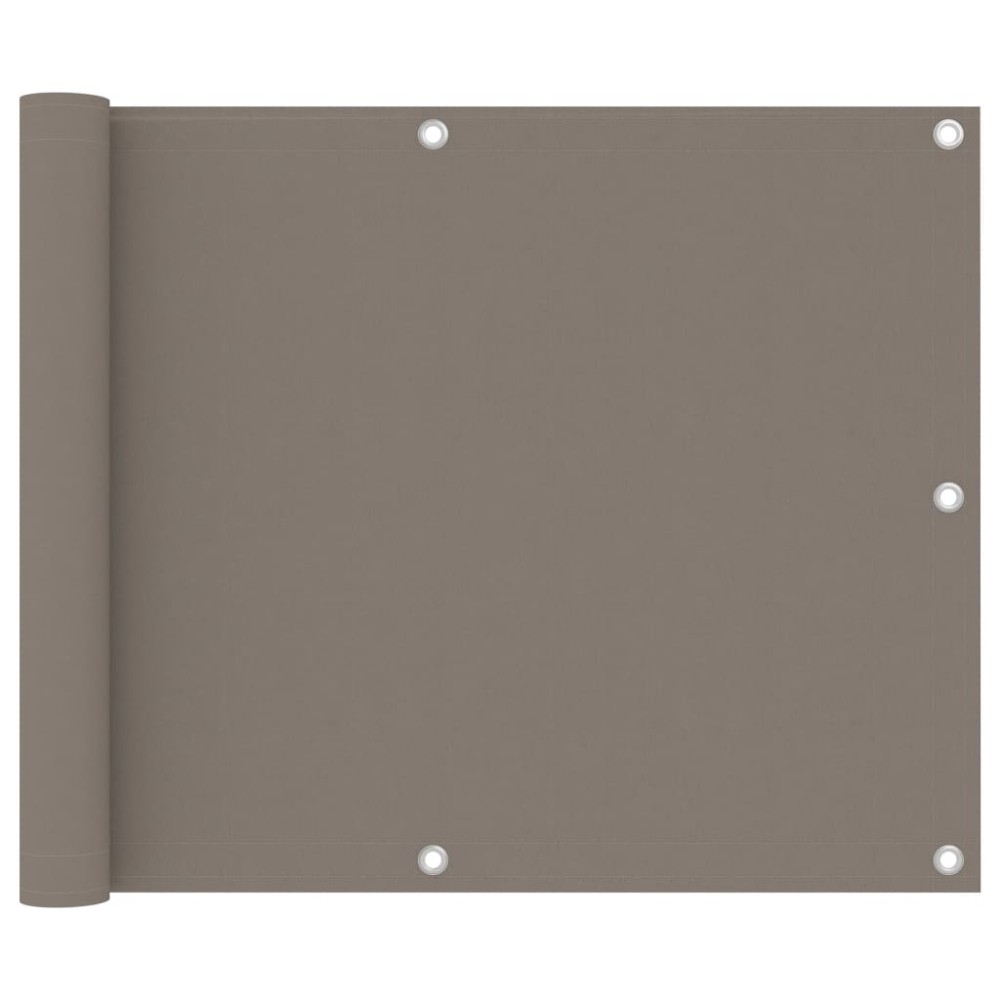 vidaXL Διαχωριστικό Βεράντας Taupe 75 x 300 εκ. Ύφασμα Oxford