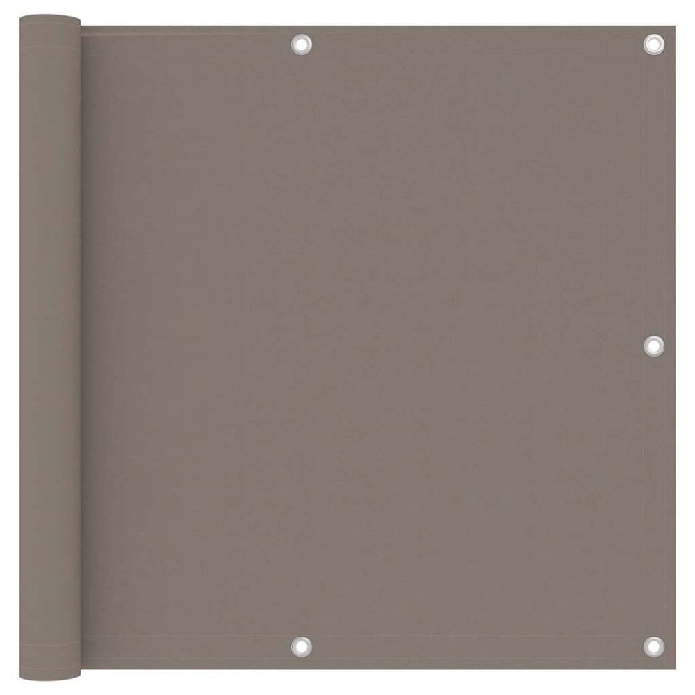 vidaXL Διαχωριστικό Βεράντας Taupe 90 x 300 εκ. Ύφασμα Oxford