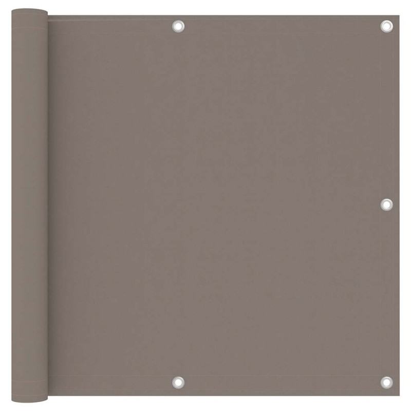 vidaXL Διαχωριστικό Βεράντας Taupe 90 x 300 εκ. Ύφασμα Oxford
