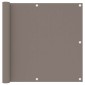 vidaXL Διαχωριστικό Βεράντας Taupe 90 x 300 εκ. Ύφασμα Oxford