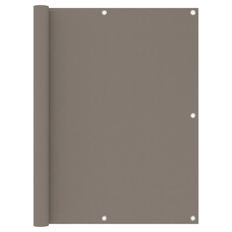 vidaXL Διαχωριστικό Βεράντας Taupe 120 x 300 εκ. Ύφασμα Oxford
