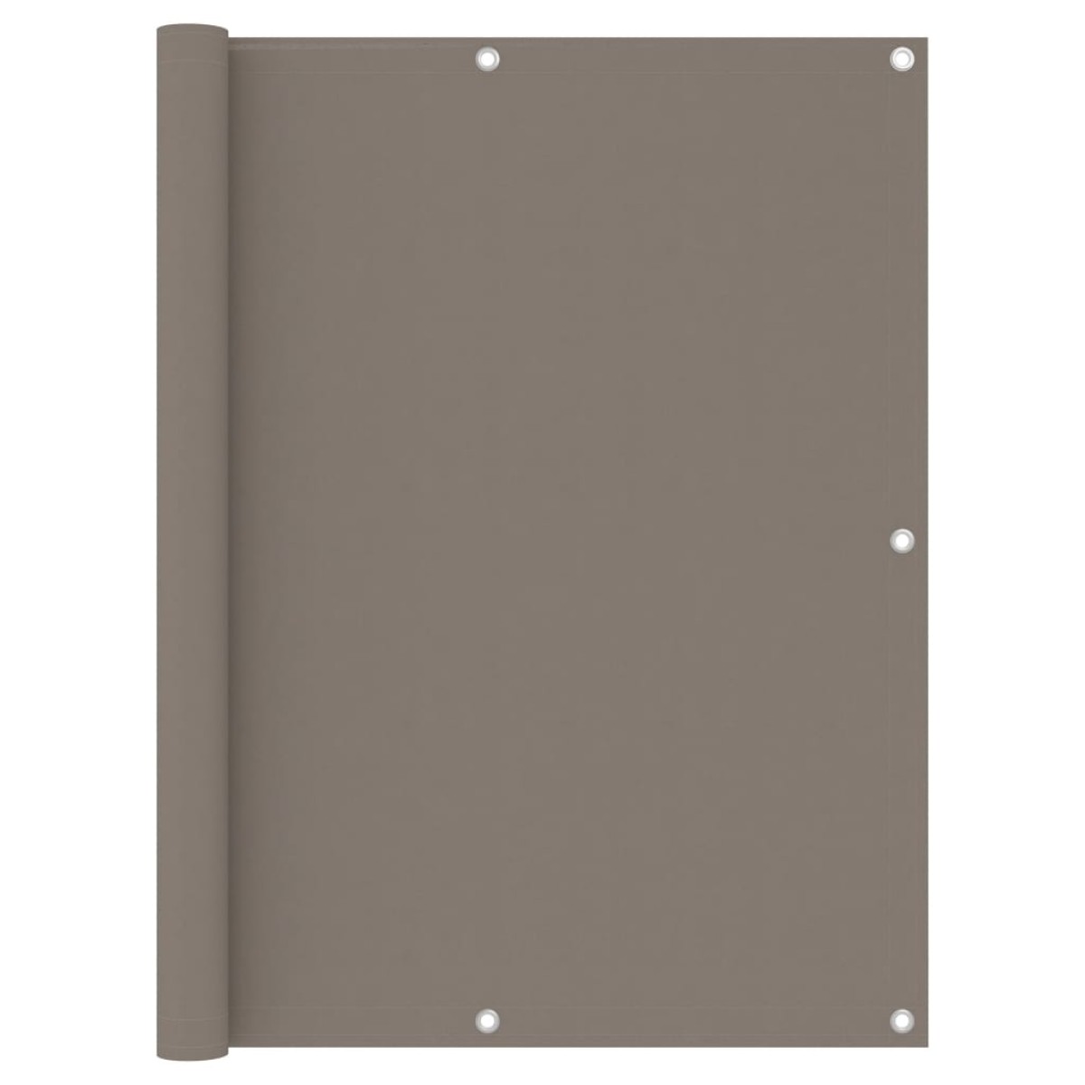 vidaXL Διαχωριστικό Βεράντας Taupe 120 x 400 εκ. Ύφασμα Oxford
