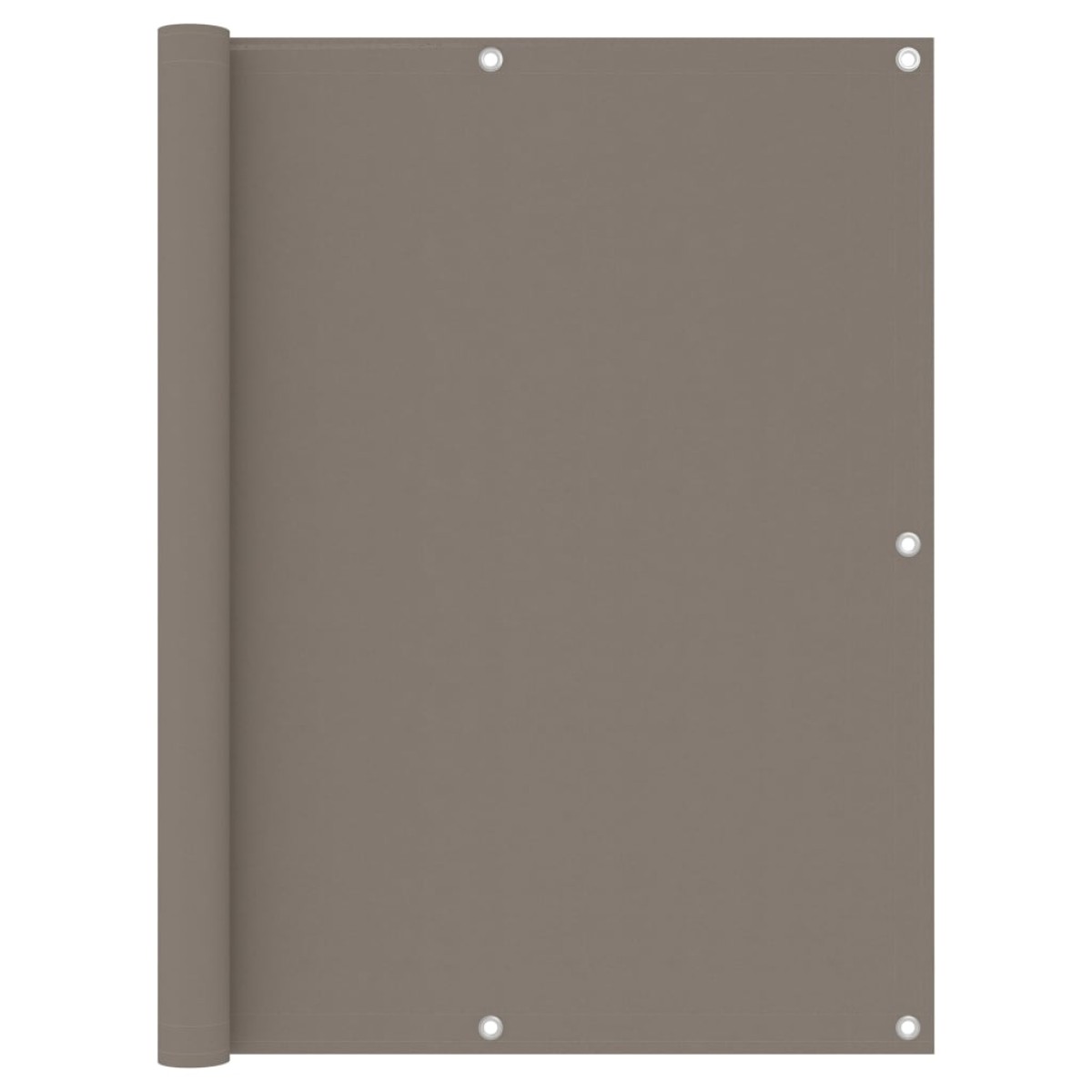 vidaXL Διαχωριστικό Βεράντας Taupe 120 x 500 εκ. Ύφασμα Oxford