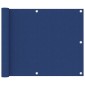 vidaXL Διαχωριστικό Βεράντας Μπλε 75 x 300 εκ. Ύφασμα Oxford