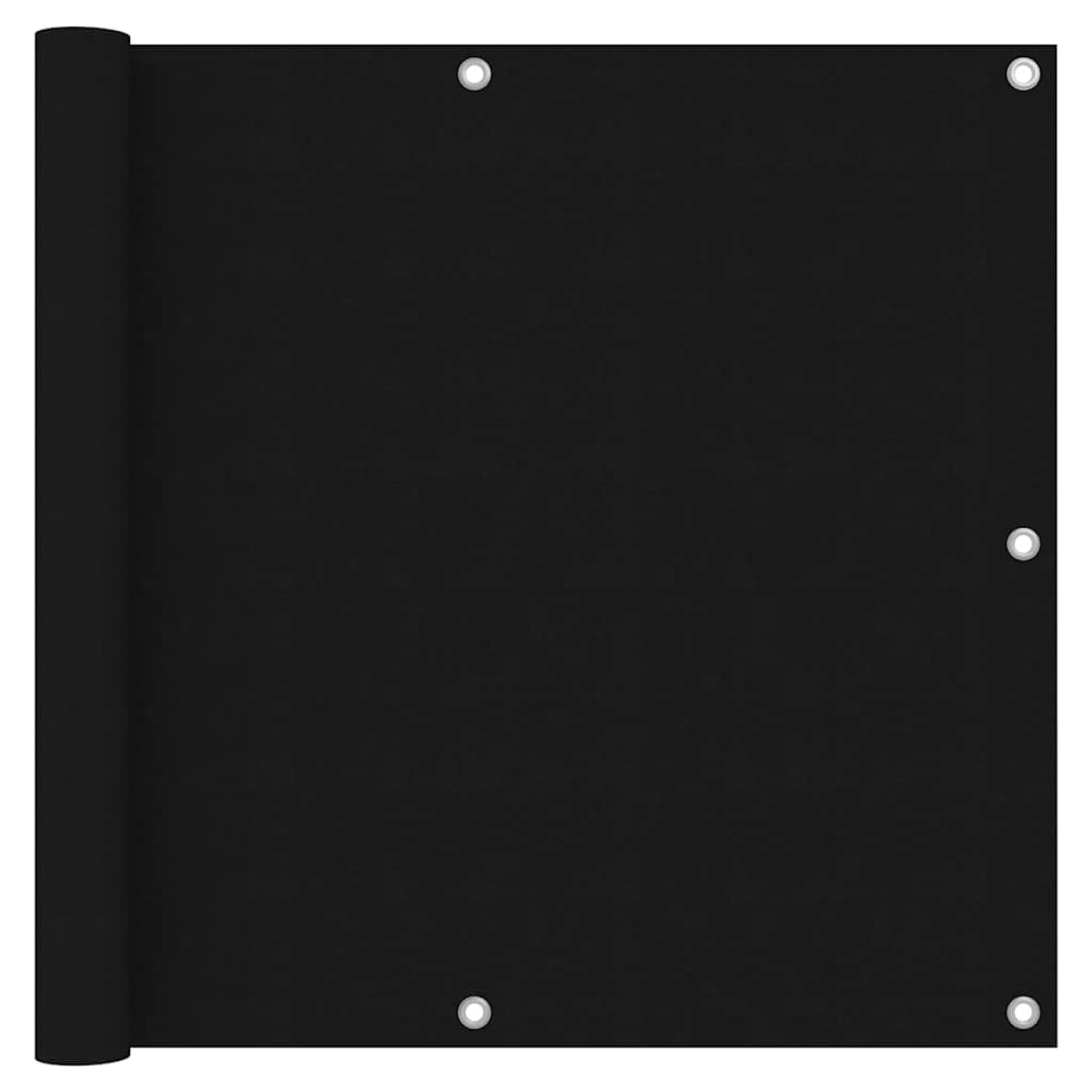vidaXL Διαχωριστικό Βεράντας Μαύρο 90 x 300 εκ. Ύφασμα Oxford