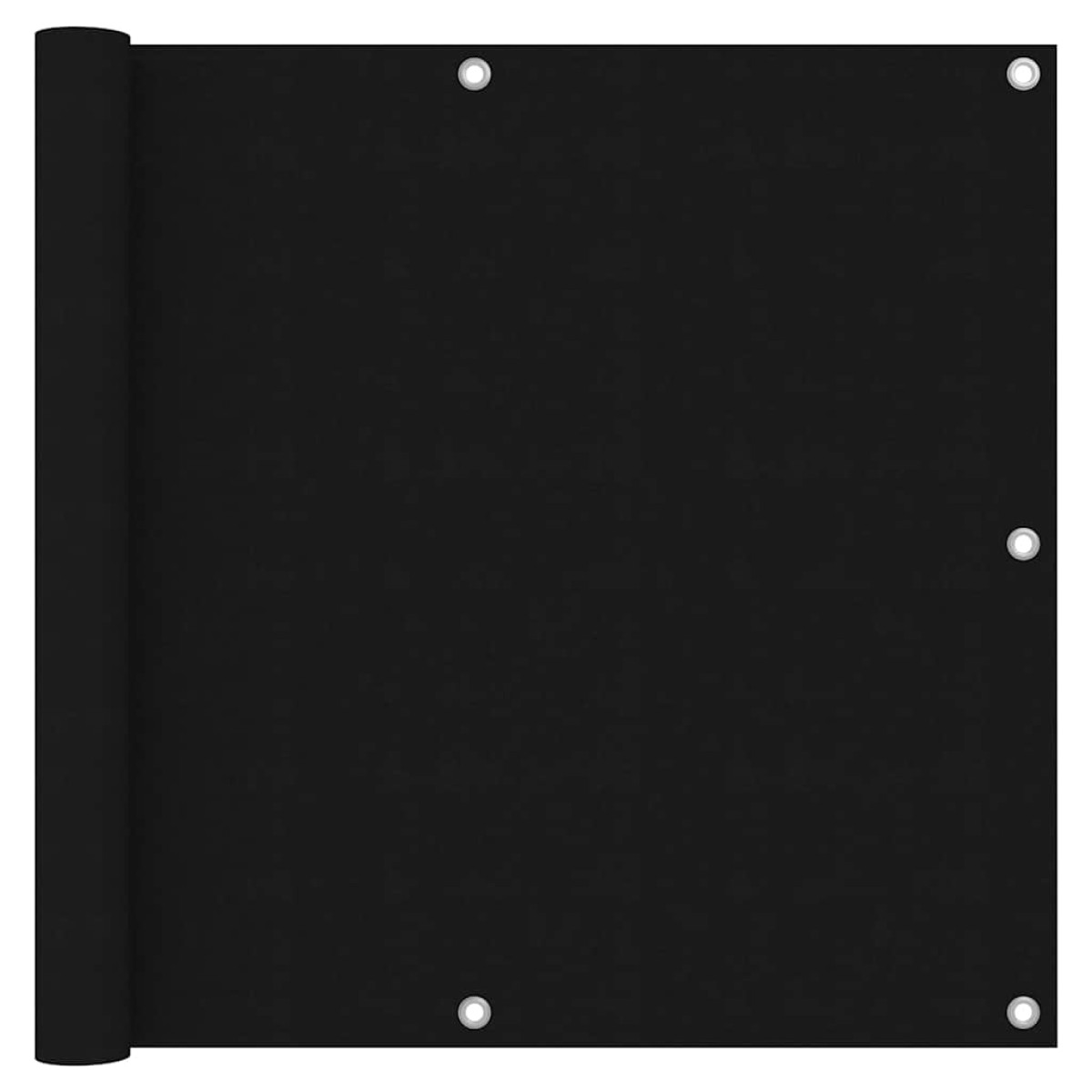 vidaXL Διαχωριστικό Βεράντας Μαύρο 90 x 400 εκ. Ύφασμα Oxford
