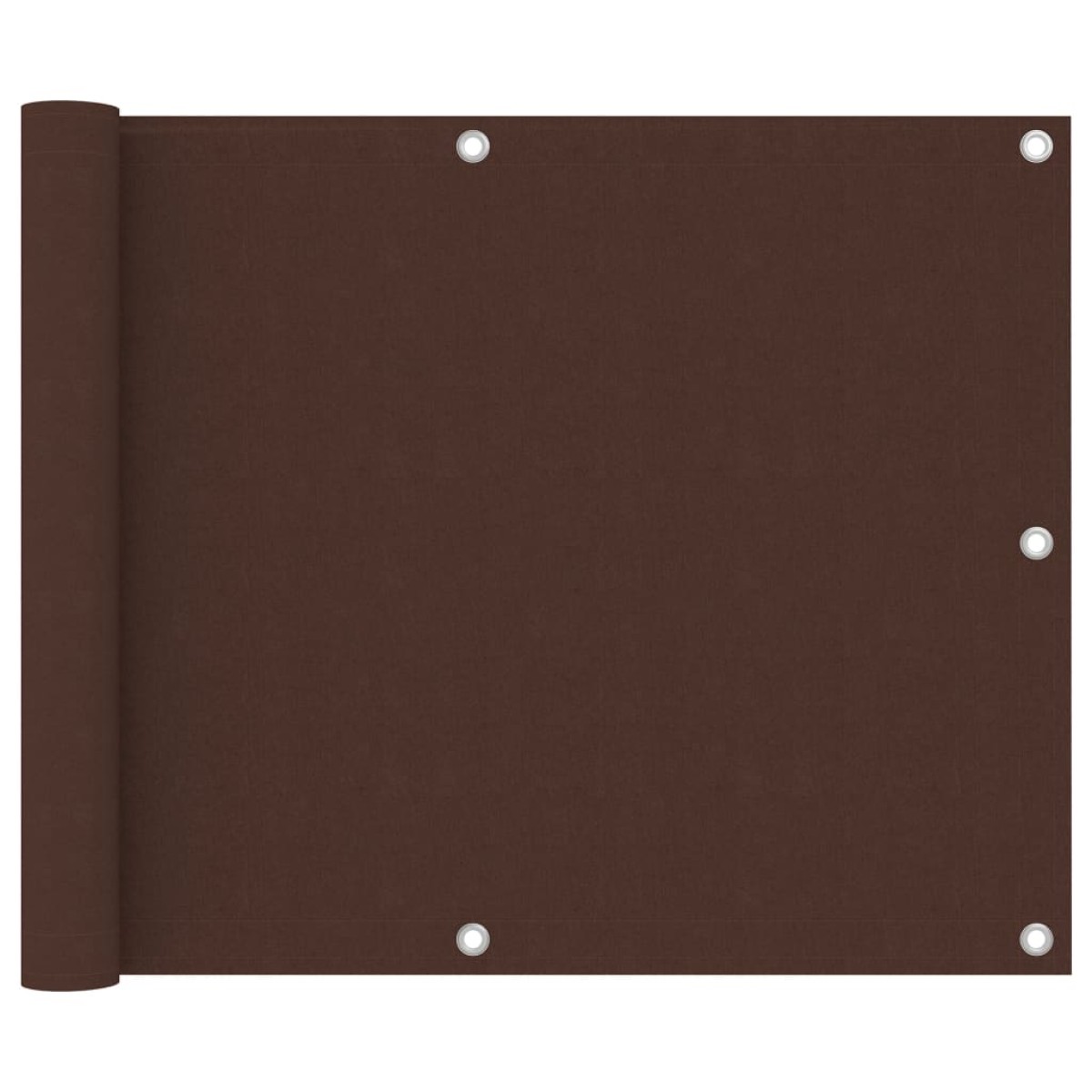 vidaXL Διαχωριστικό Βεράντας Καφέ 75 x 500 εκ. Ύφασμα Oxford