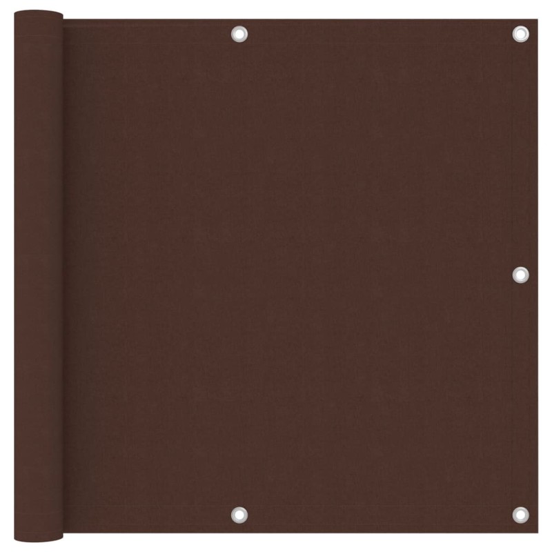vidaXL Διαχωριστικό Βεράντας Καφέ 90 x 300 εκ. Ύφασμα Oxford