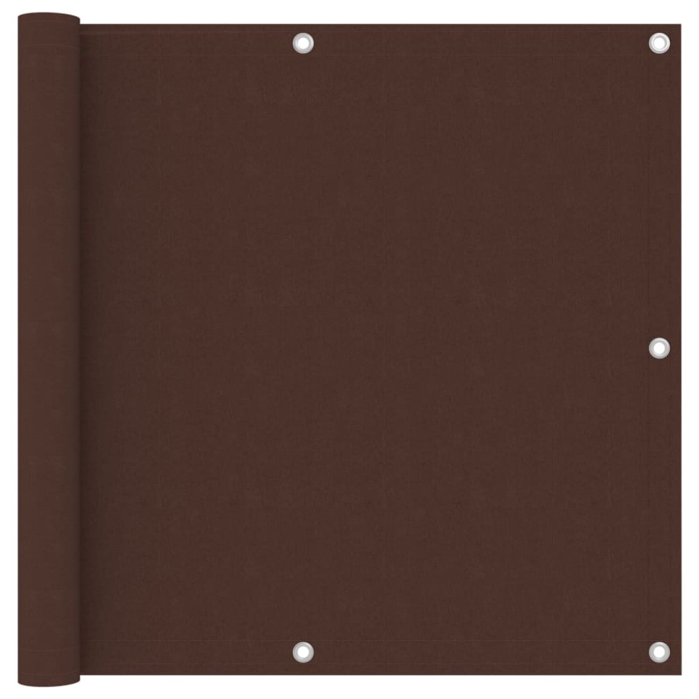 vidaXL Διαχωριστικό Βεράντας Καφέ 90 x 600 εκ. Ύφασμα Oxford
