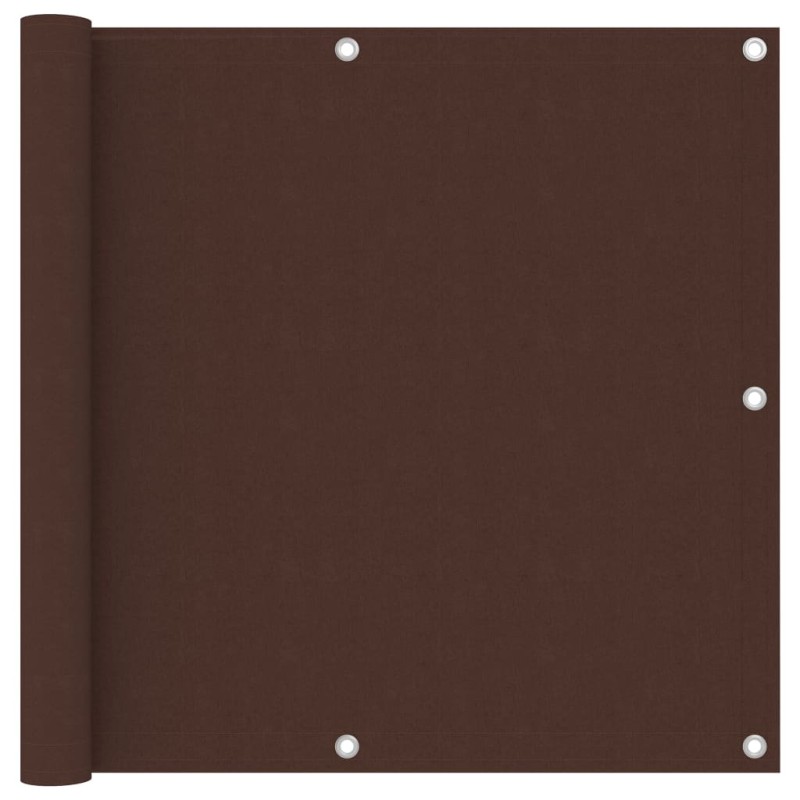 vidaXL Διαχωριστικό Βεράντας Καφέ 90 x 600 εκ. Ύφασμα Oxford
