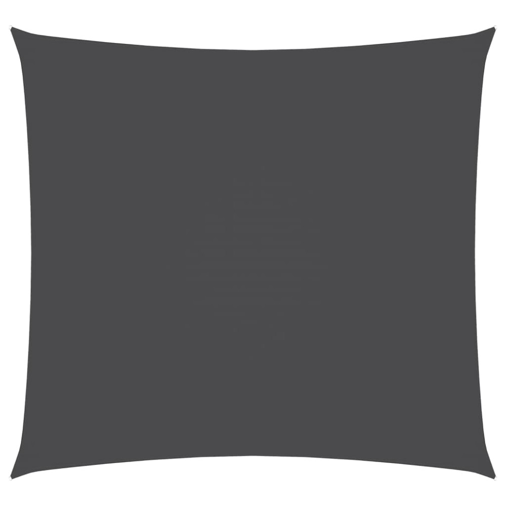 vidaXL Πανί Σκίασης Τετράγωνο Ανθρακί 2,5 x 2,5 μ. από Ύφασμα Oxford