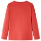 Μπλουζάκι Παιδικό Μακρυμάνικο Χρώμα Burnt Red 140