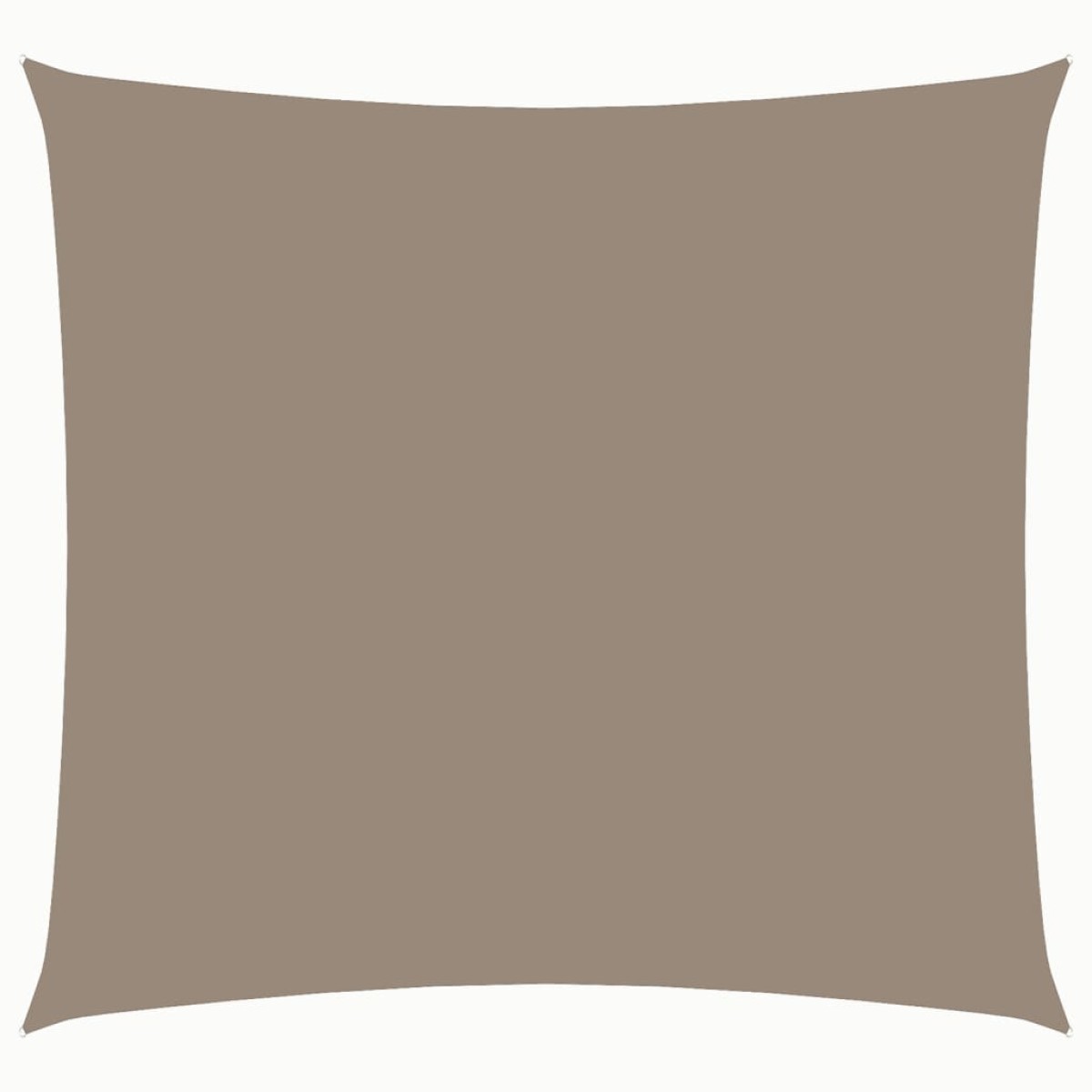 vidaXL Πανί Σκίασης Τετράγωνο Taupe 2 x 2 μ. από Ύφασμα Oxford