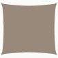 vidaXL Πανί Σκίασης Τετράγωνο Taupe 2 x 2 μ. από Ύφασμα Oxford
