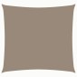 vidaXL Πανί Σκίασης Τετράγωνο Taupe 3,6 x 3,6 μ. από Ύφασμα Oxford