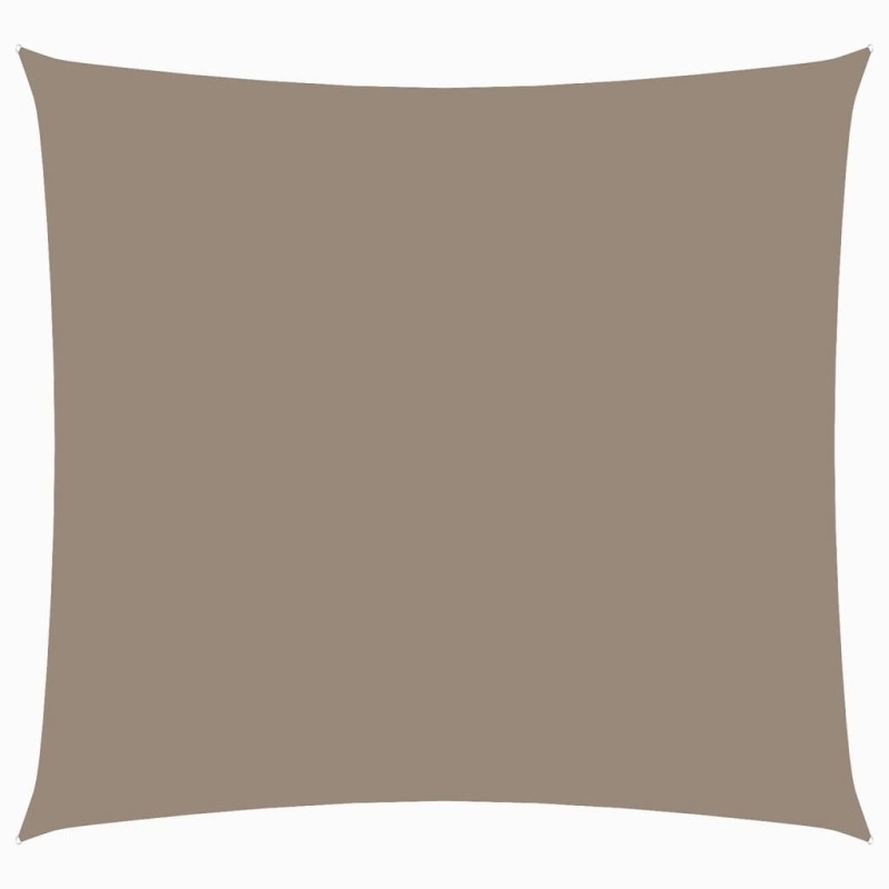 vidaXL Πανί Σκίασης Τετράγωνο Taupe 6 x 6 μ. από Ύφασμα Oxford