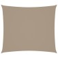 vidaXL Πανί Σκίασης Ορθογώνιο Taupe 2 x 2,5 μ. από Ύφασμα Oxford