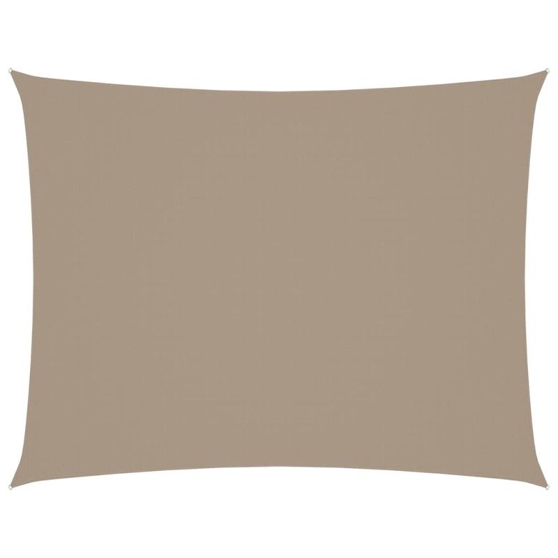 vidaXL Πανί Σκίασης Ορθογώνιο Taupe 2 x 3 μ. από Ύφασμα Oxford