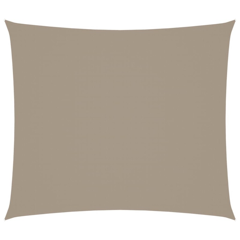 vidaXL Πανί Σκίασης Ορθογώνιο Taupe 2,5 x 3 μ. από Ύφασμα Oxford