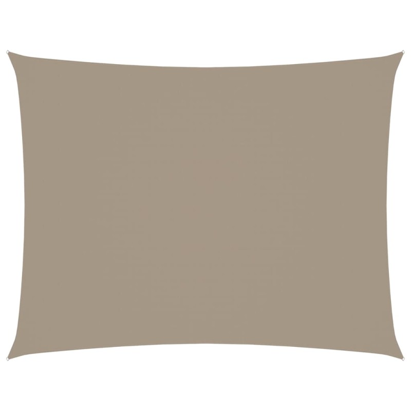 vidaXL Πανί Σκίασης Ορθογώνιο Taupe 2,5 x 3,5 μ. από Ύφασμα Oxford