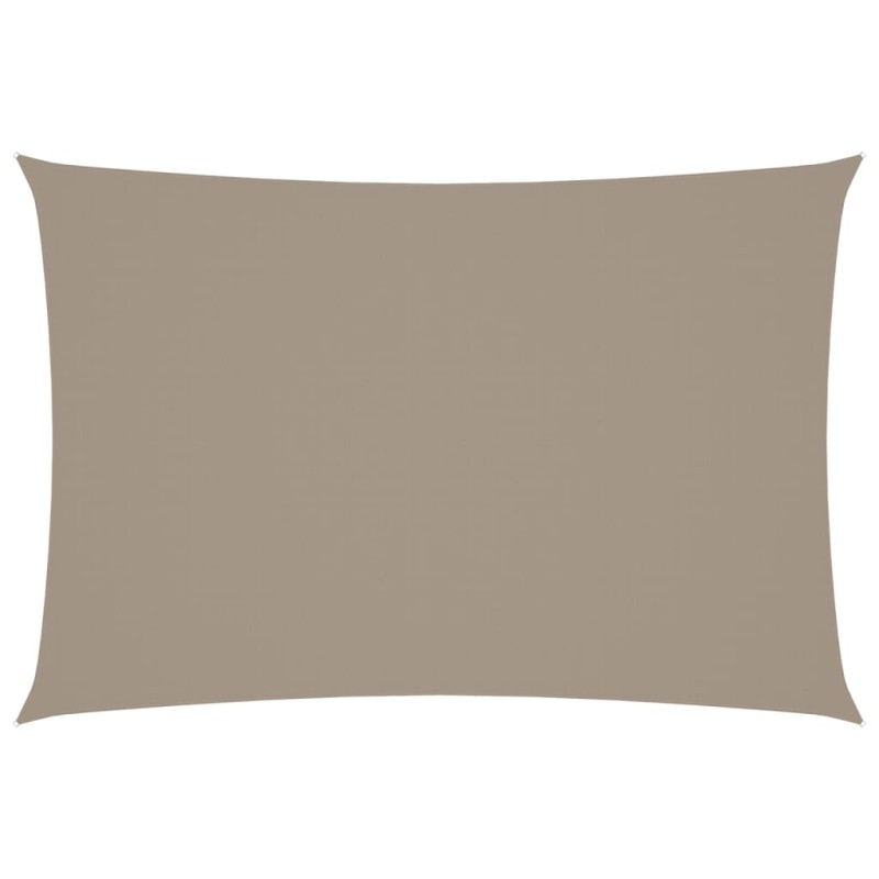 vidaXL Πανί Σκίασης Ορθογώνιο Taupe 2,5 x 4,5 μ. από Ύφασμα Oxford