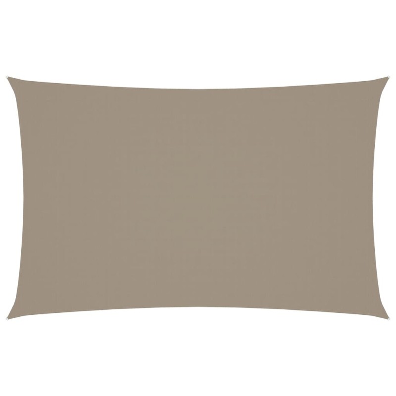 vidaXL Πανί Σκίασης Ορθογώνιο Taupe 2,5 x 5 μ. από Ύφασμα Oxford