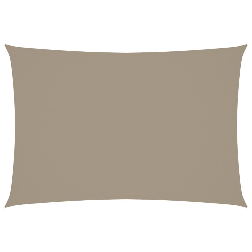 vidaXL Πανί Σκίασης Ορθογώνιο Taupe 3 x 5 μ. από Ύφασμα Oxford