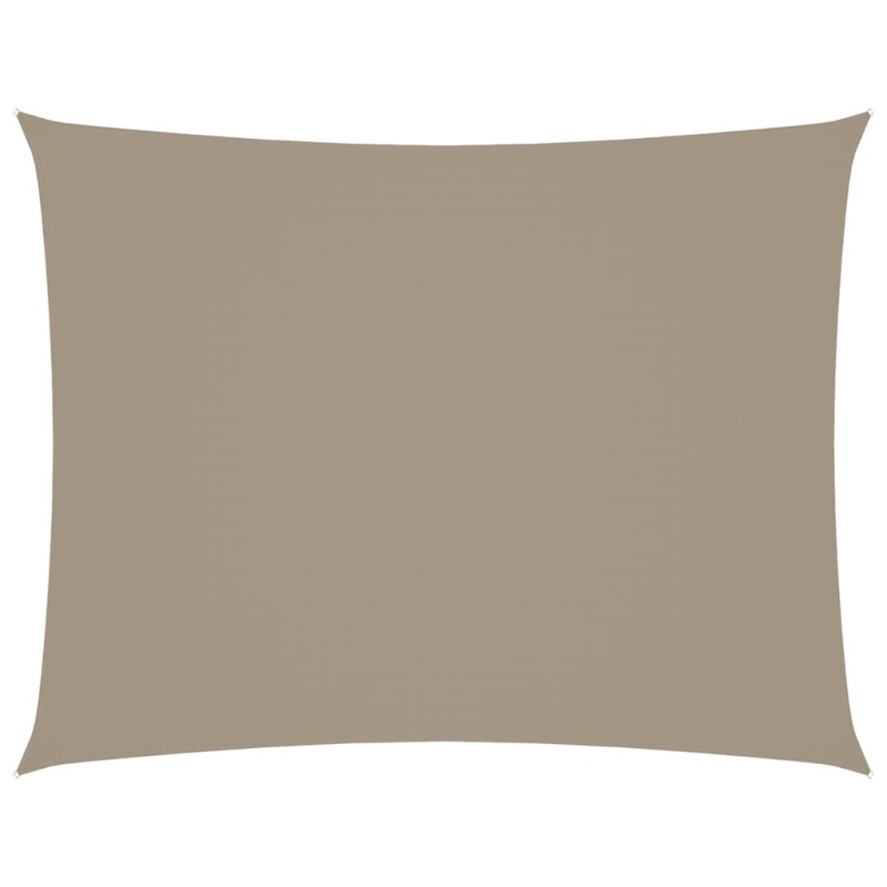 vidaXL Πανί Σκίασης Ορθογώνιο Taupe 3 x 6 μ. από Ύφασμα Oxford