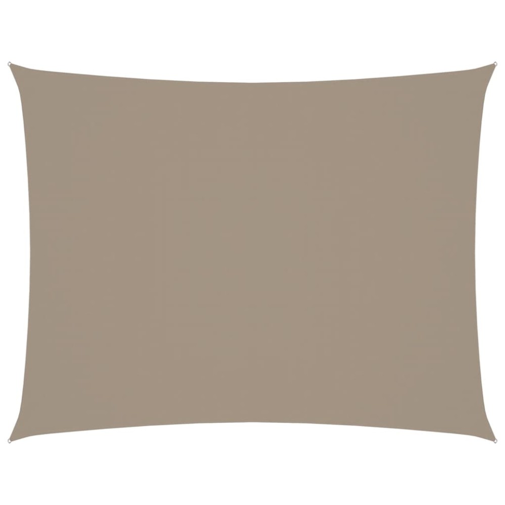 vidaXL Πανί Σκίασης Ορθογώνιο Taupe 3,5 x 4,5 μ. από Ύφασμα Oxford