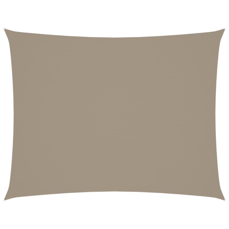 vidaXL Πανί Σκίασης Ορθογώνιο Taupe 4 x 5 μ. από Ύφασμα Oxford
