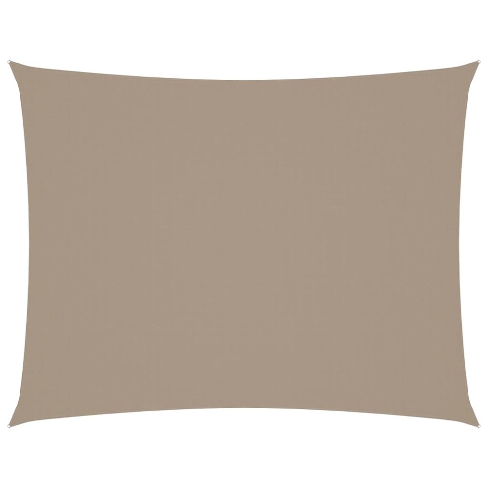 vidaXL Πανί Σκίασης Ορθογώνιο Taupe 4 x 6 μ. από Ύφασμα Oxford