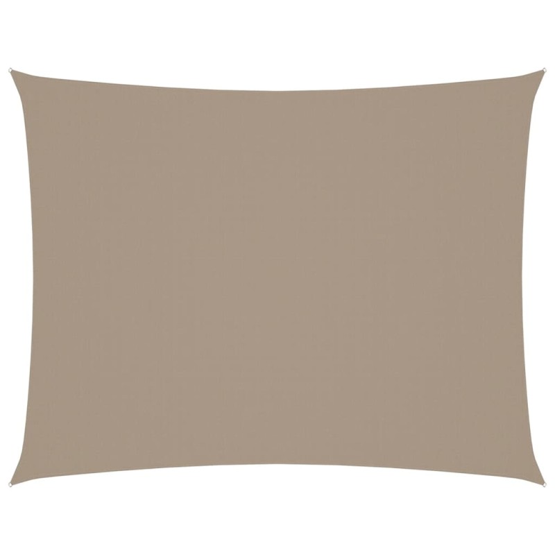 vidaXL Πανί Σκίασης Ορθογώνιο Taupe 4 x 6 μ. από Ύφασμα Oxford